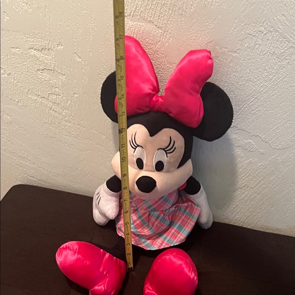 Disney Minnie Mouse Plush with Pink Bow - Picture 7 of 8